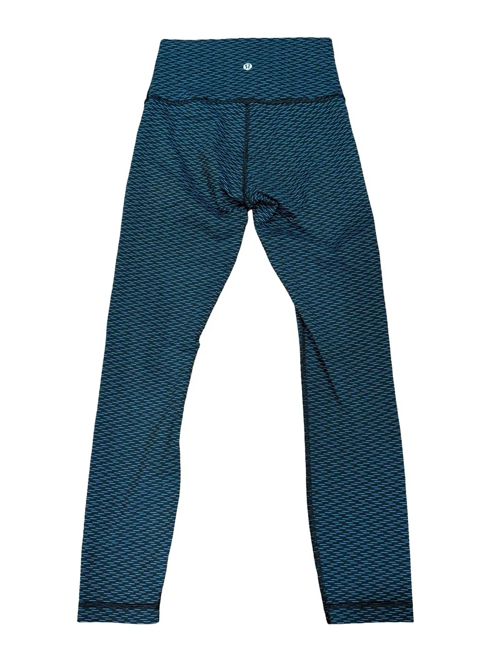 ✨ Lululemon High Times Pant Score Jacquard Black Indian Ocean Leggings Size 4